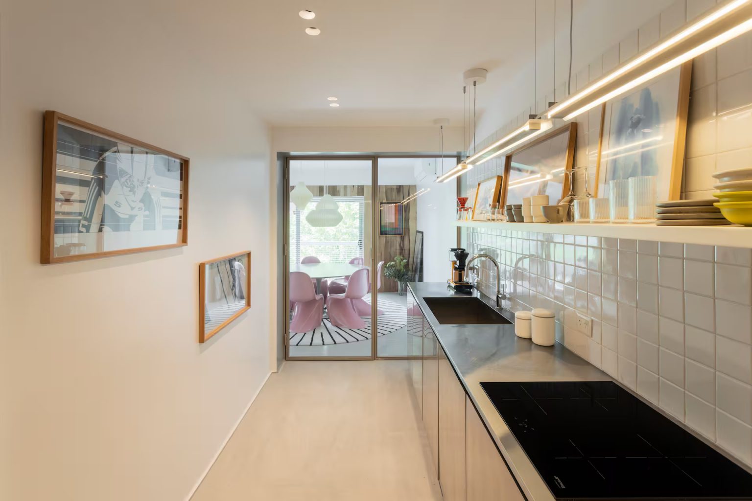 cuisine design inox en second jour 