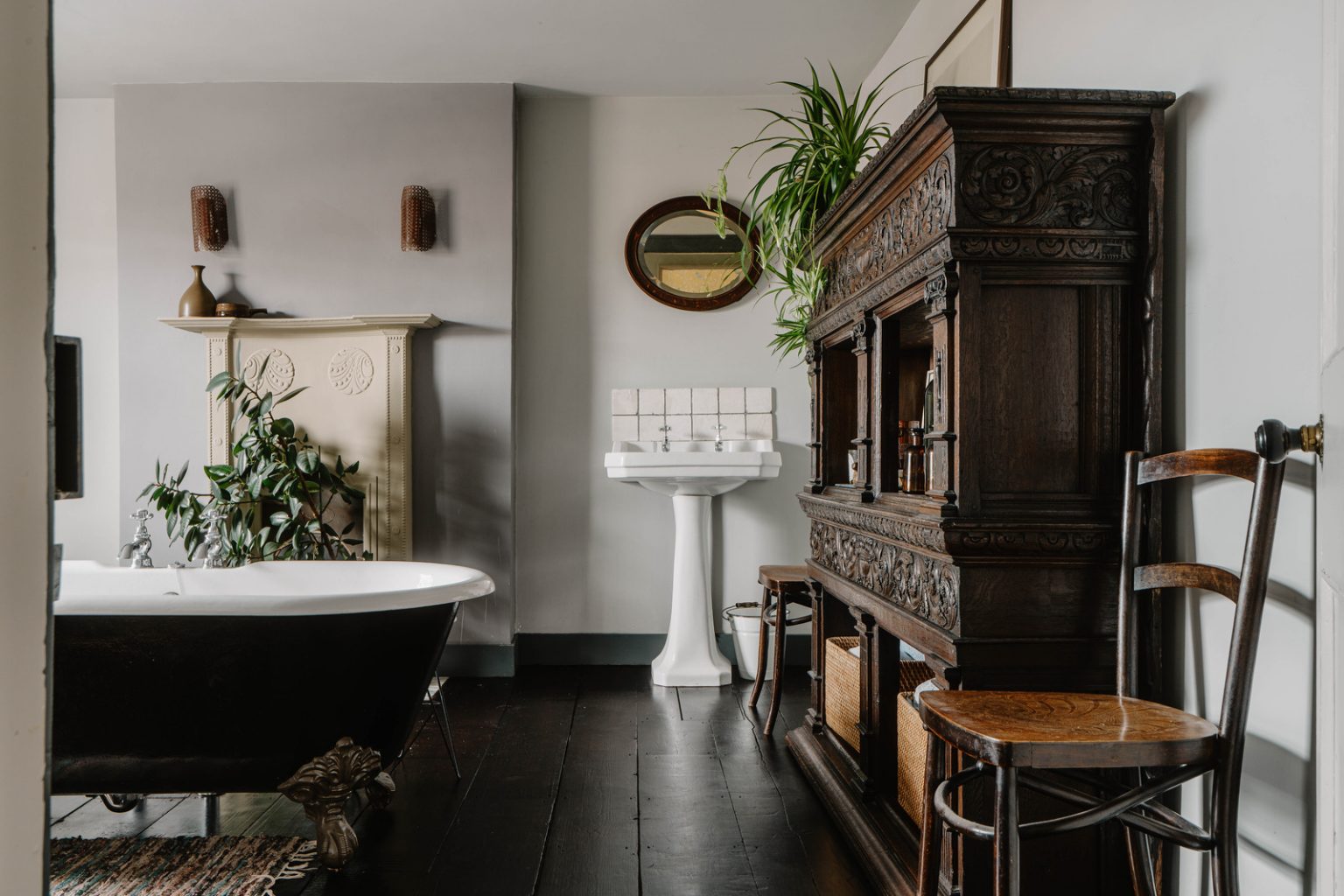 salle de bain vintage