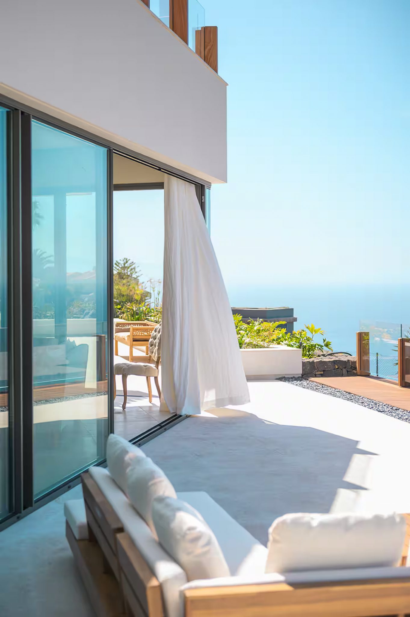 maison contemporaine avec piscine et vue mer Tenerife