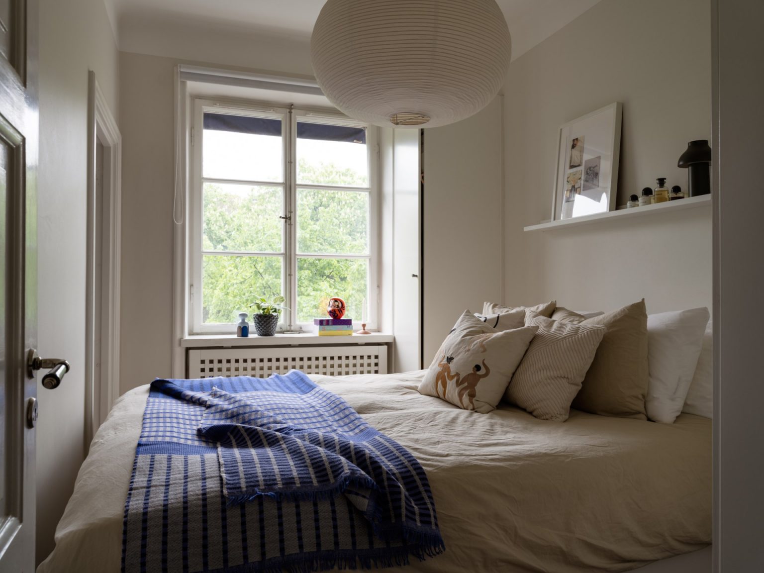 chambre décoration bleue
