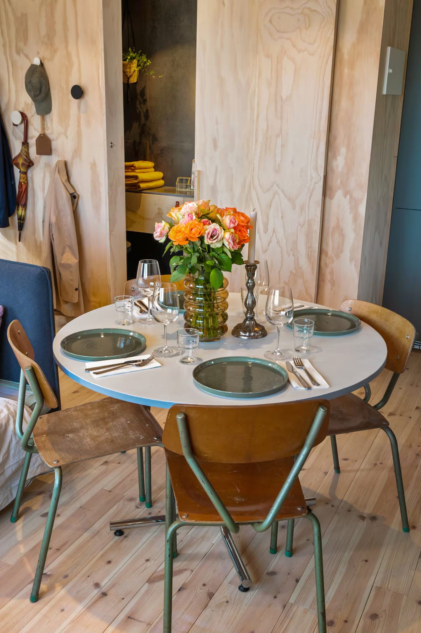 salle à manger petite maison 40m2 sur le toit Oslo