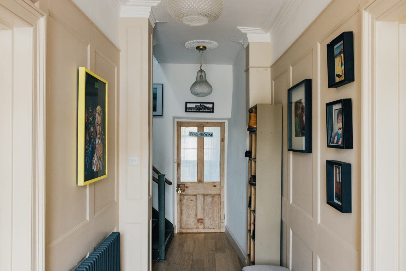 couloir décoration vintage