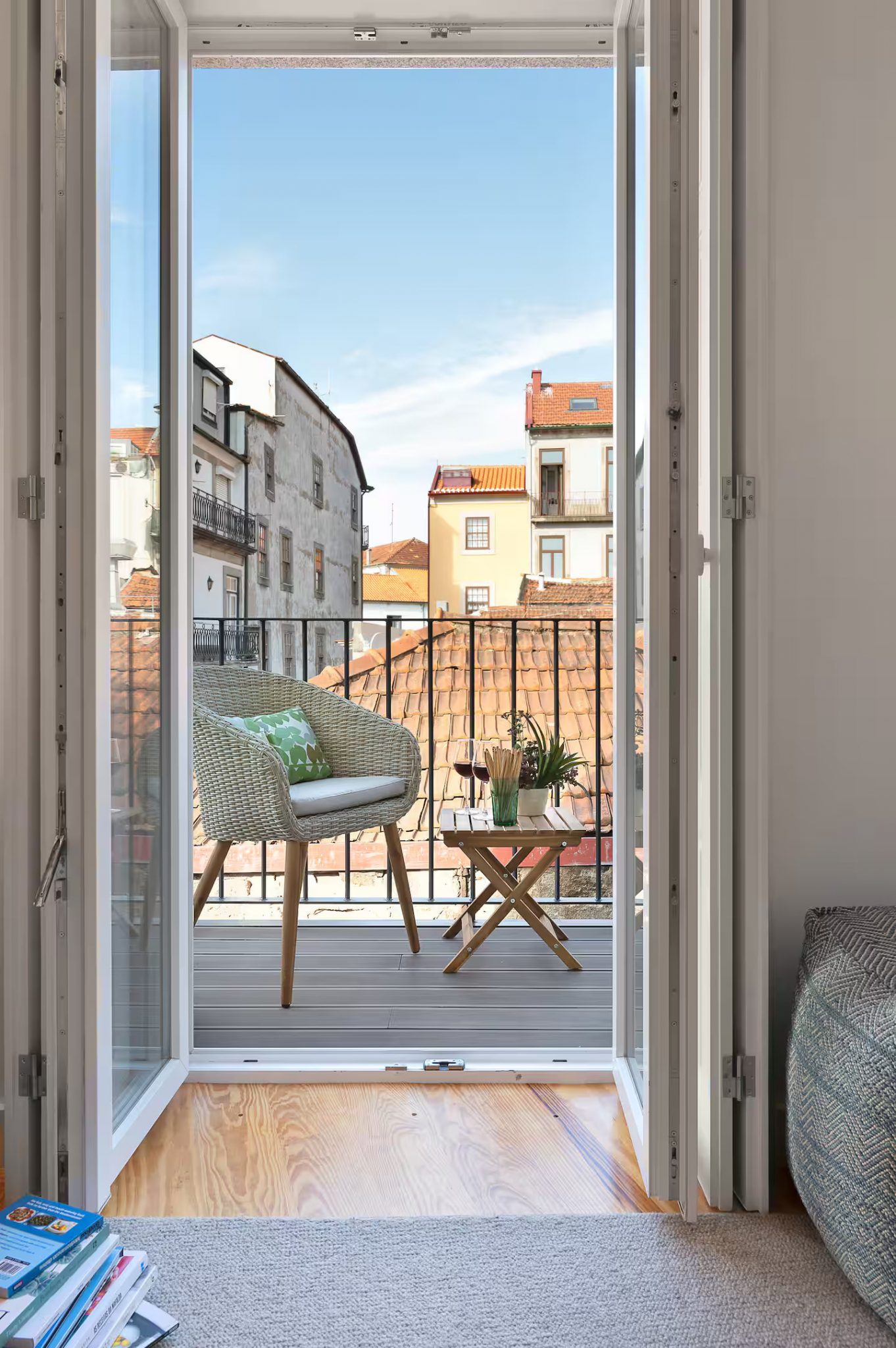 balcon appartement duplex atypique de 45m2 Jasmine Loft Porto