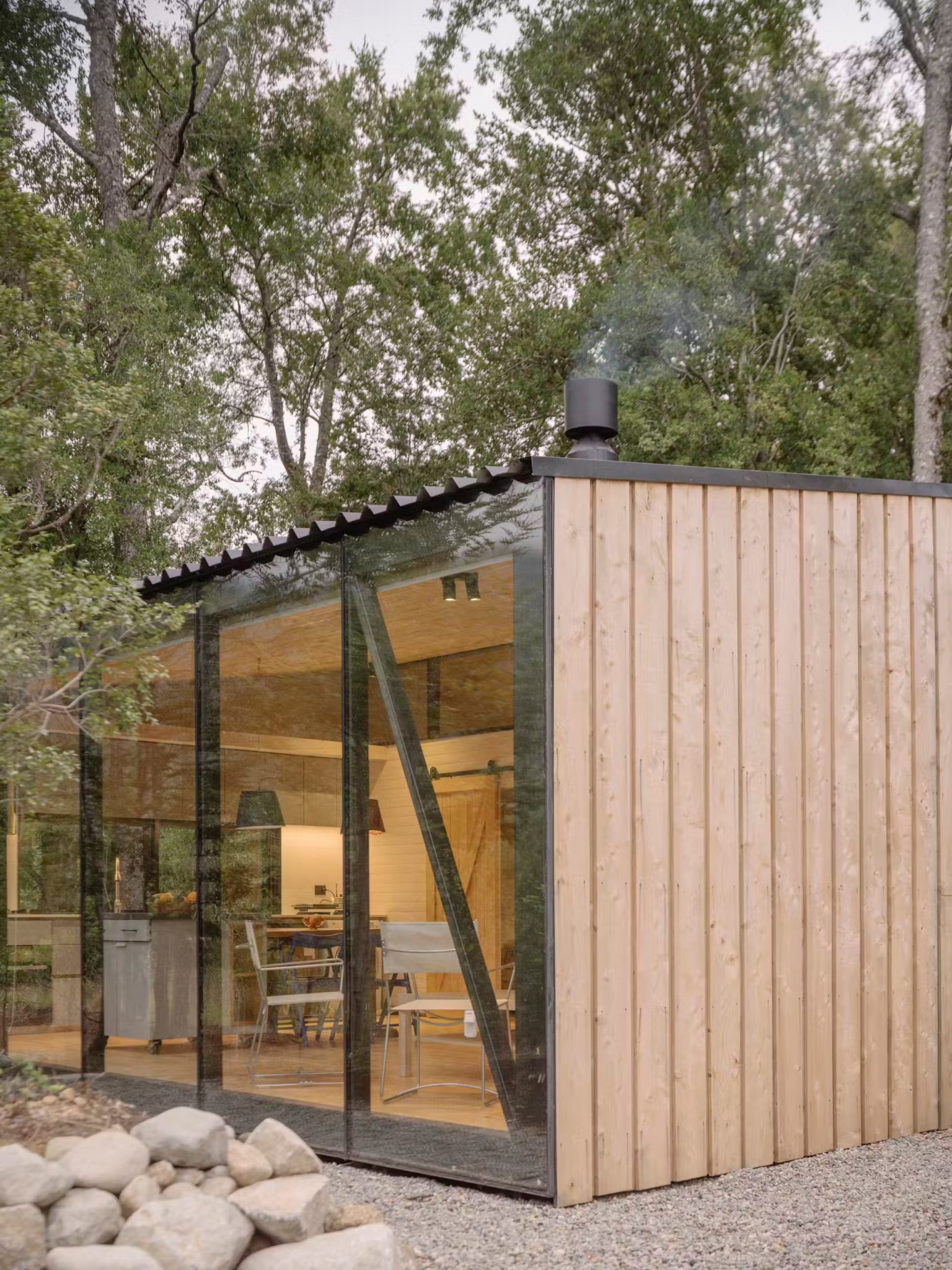 petite maison vitrée de 56m2