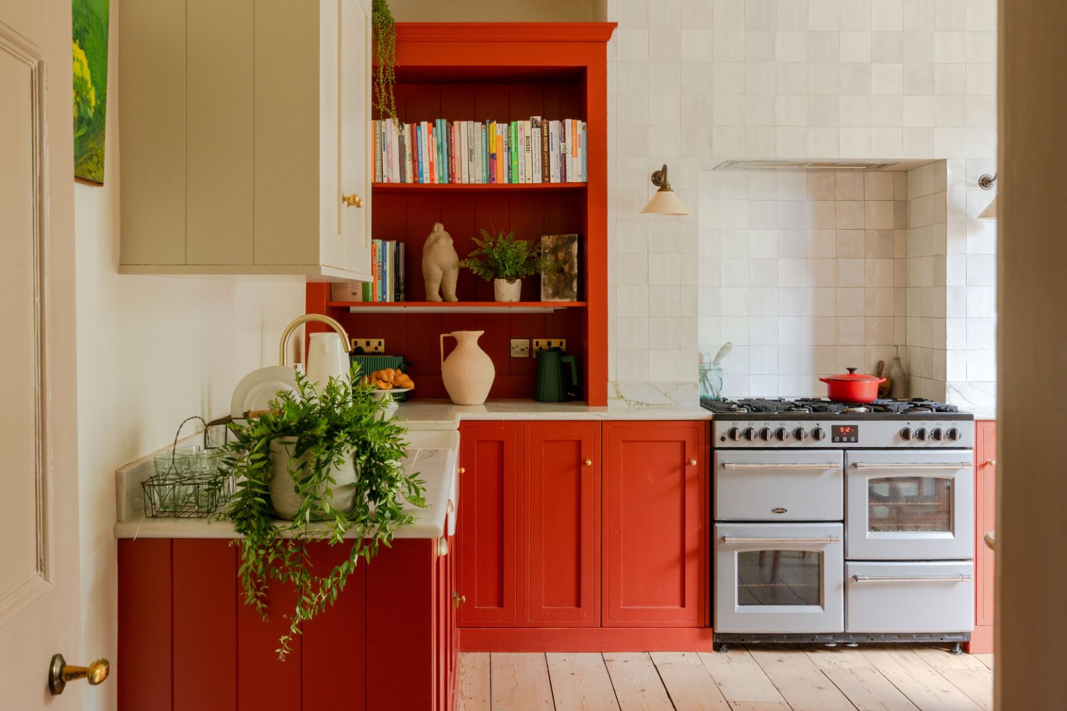 cuisine anglaise décoration colorée terracotta