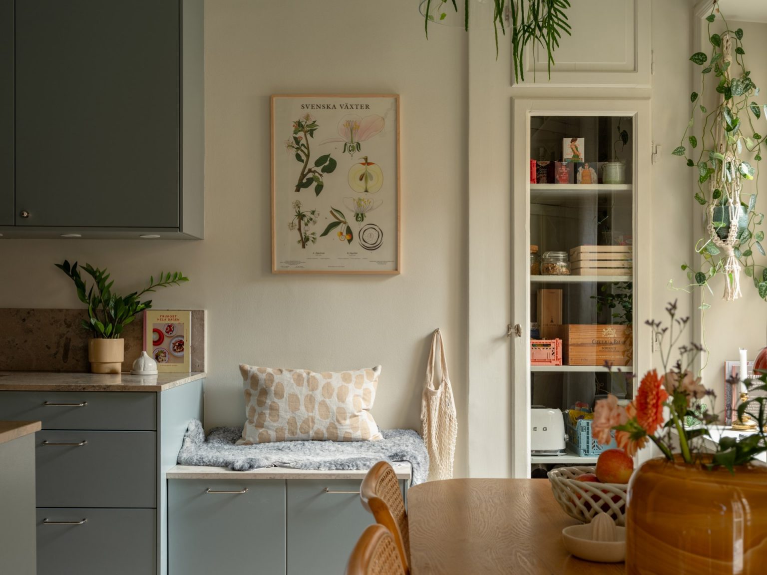 salon et cuisine semi ouverte appartement 76m2