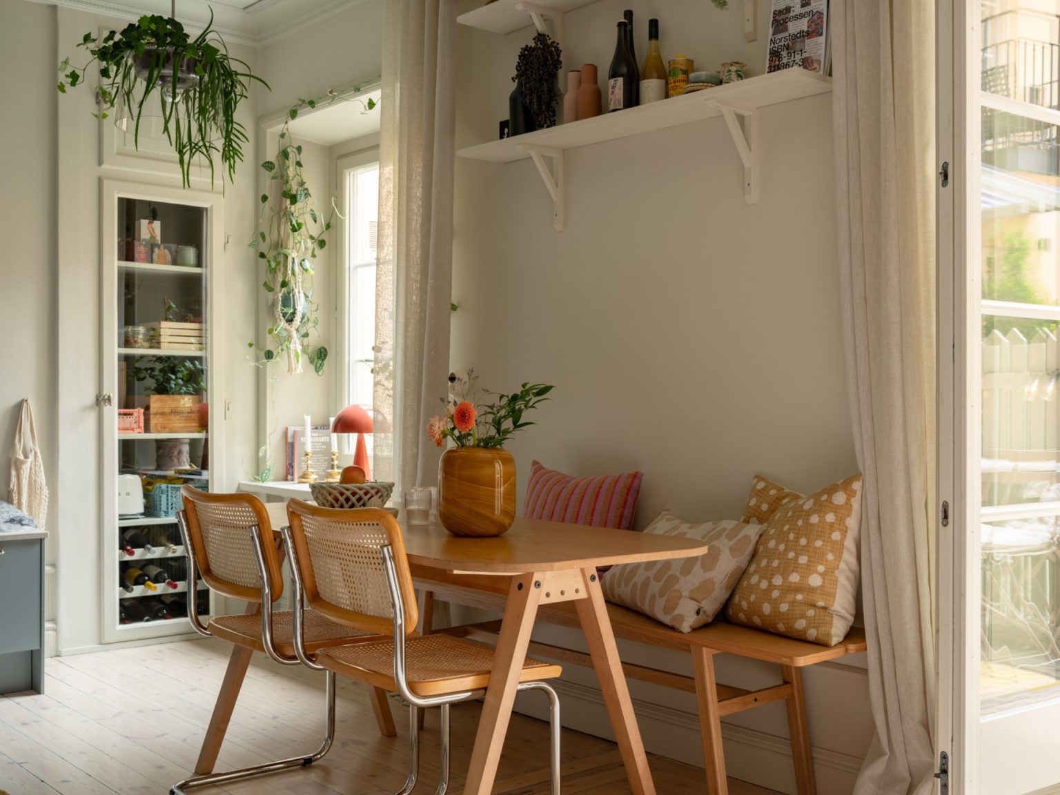 salon et cuisine semi ouverte appartement 76m2