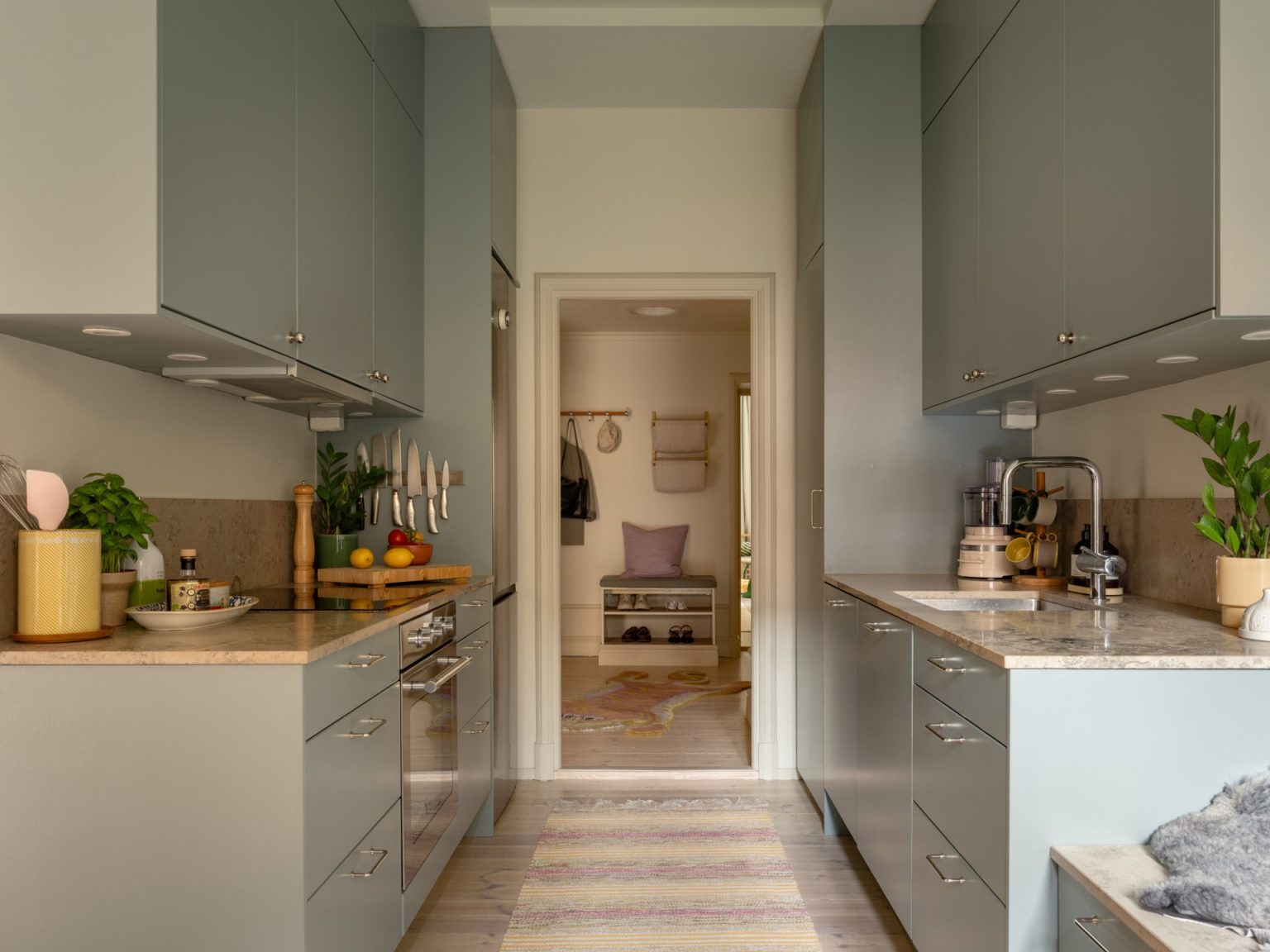 cuisine semi ouverte appartement 76m2