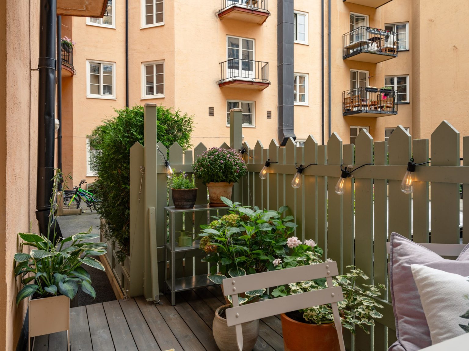 patio semi couvert appartement en ville