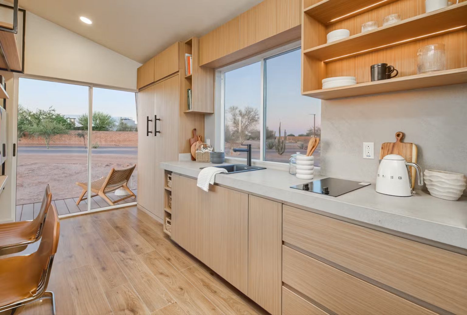 intérieur mini maison mobile 20m2