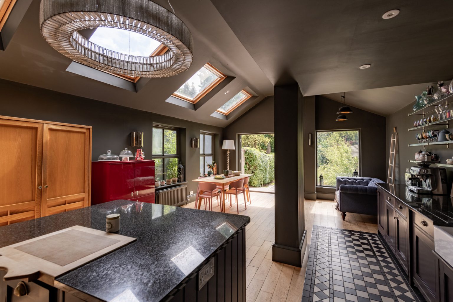 cuisine et salle à manger maison victorienne décoration contemporaine