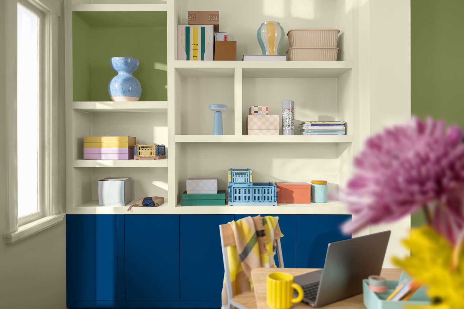 salon bleu couleur de l'année Dulux 2026