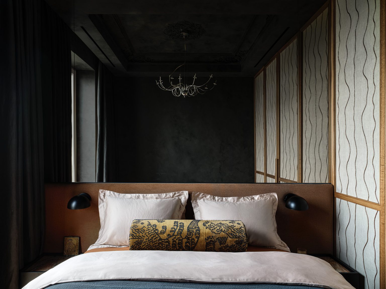 chambre décoration contemporaine et baroque