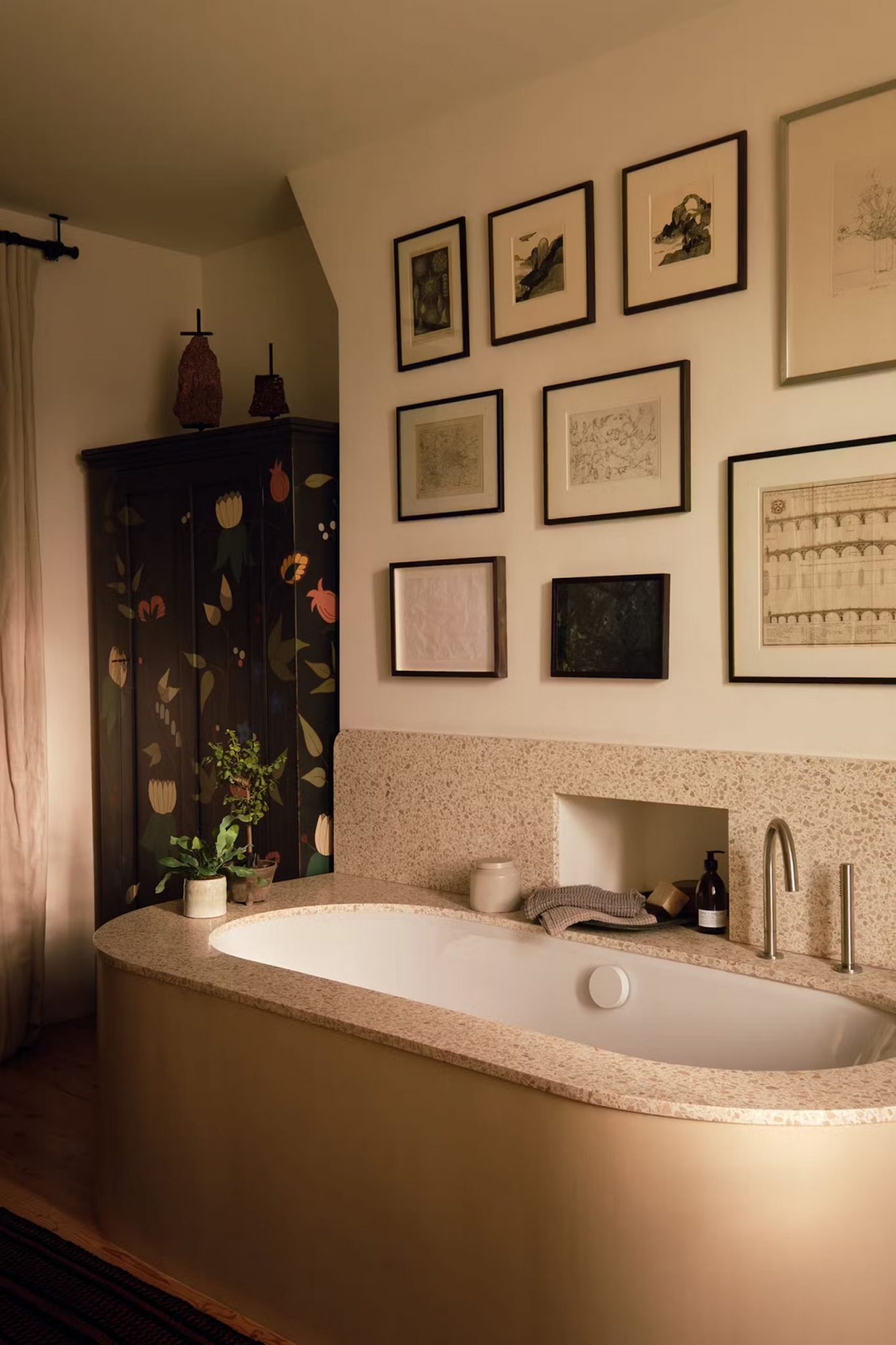 salle de bain contemporaine maison victorienne Londres