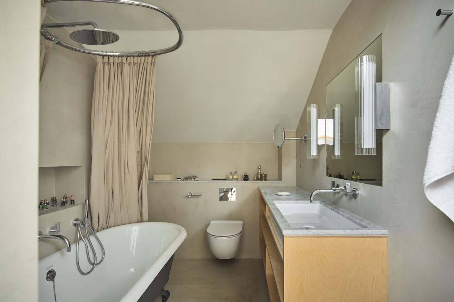 salle de bain rétro