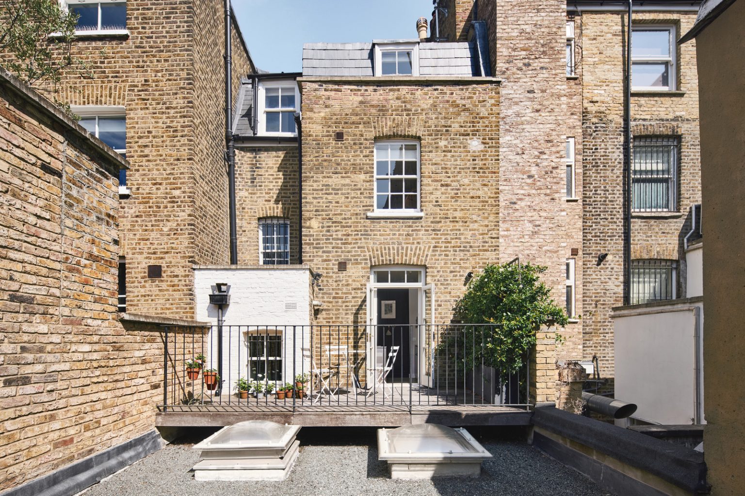 maison de ville en briques Londres Kensington