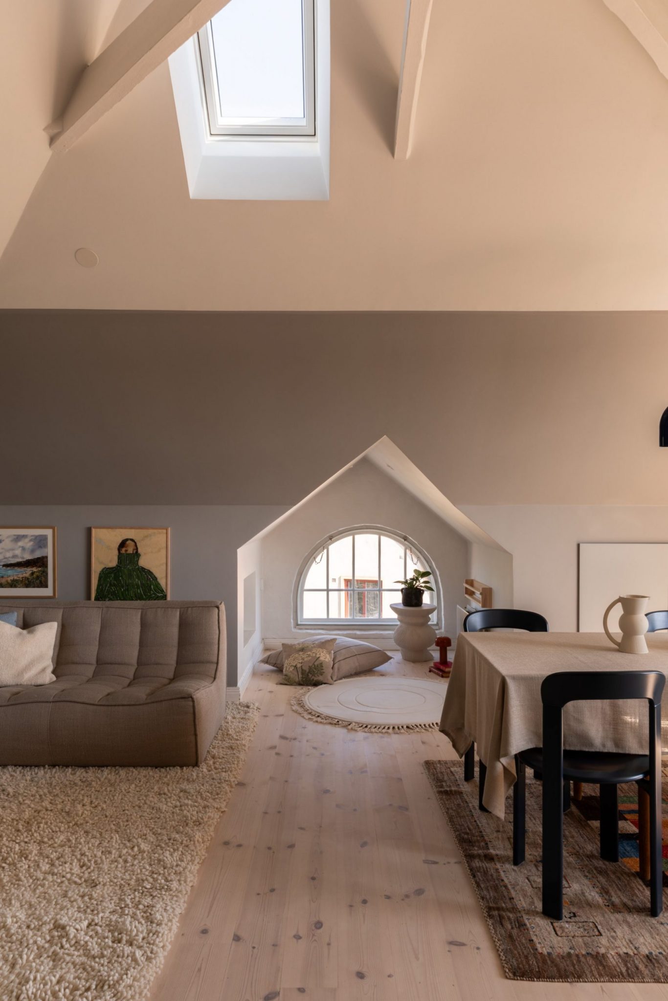 salle à manger et salon décoration scandinave et design