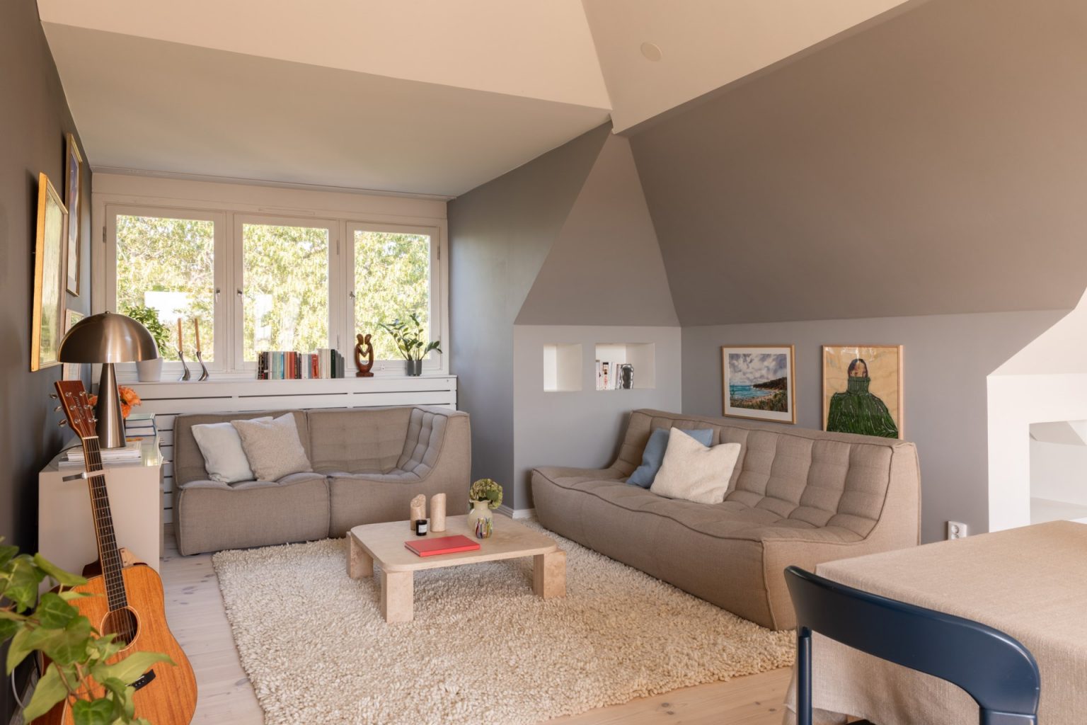 salle à manger et salon décoration scandinave et design