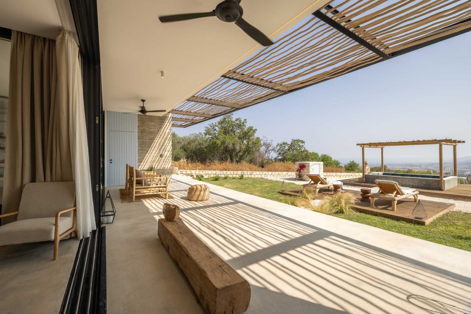 terrasse maison contemporaine