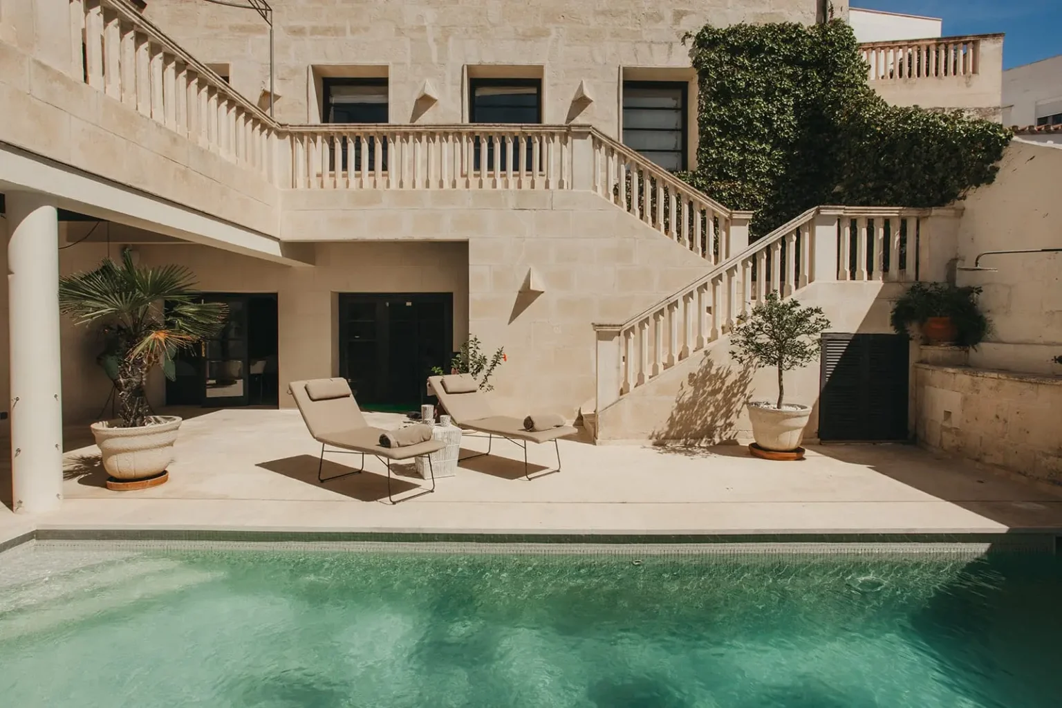 maison de ville avec piscine Minorque
