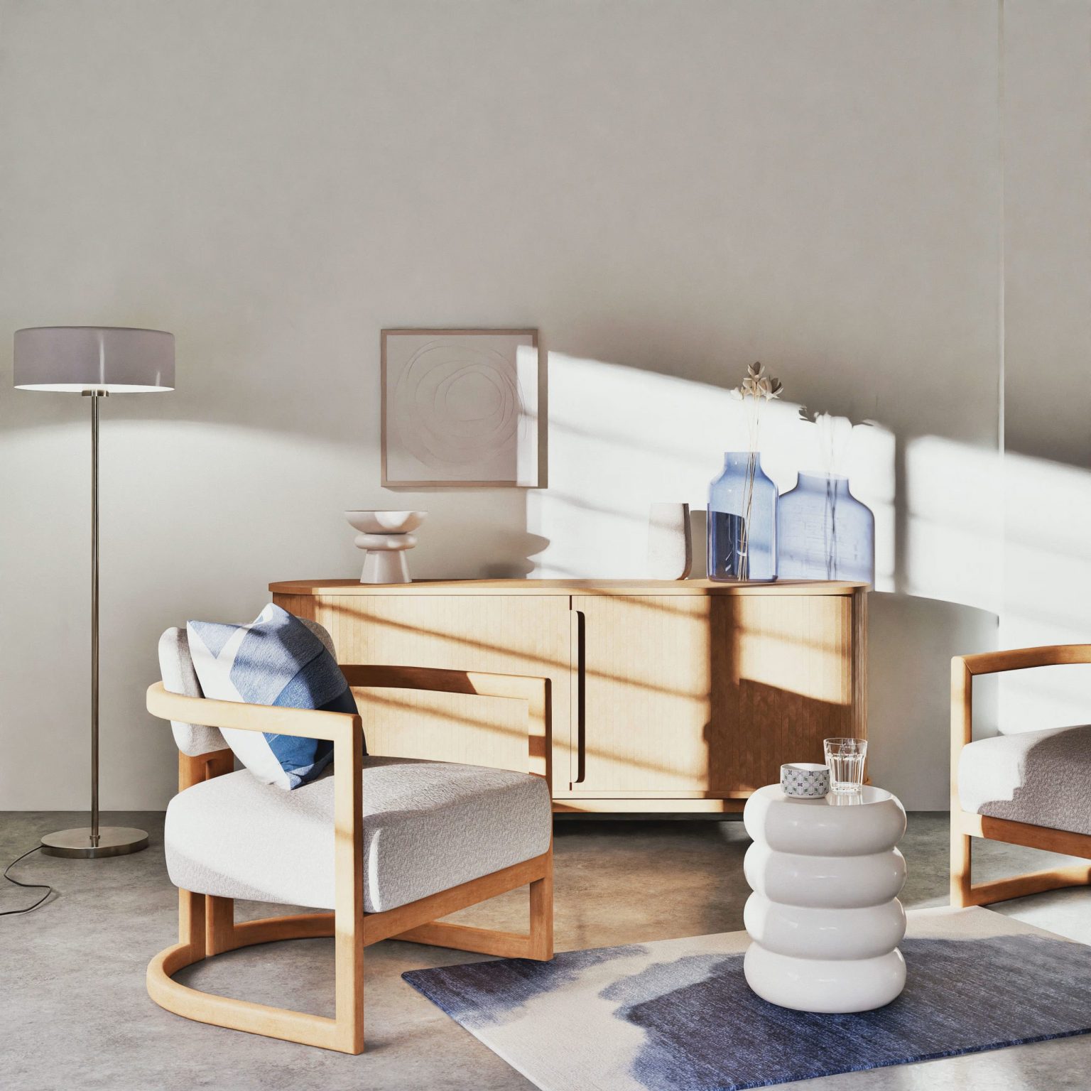 salon Refuge Boréal Maisons du Monde