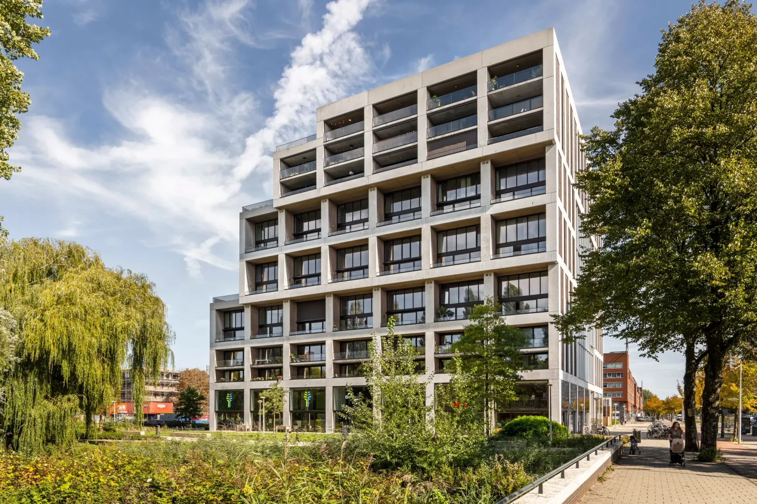 immeuble contemporain Amsterdam