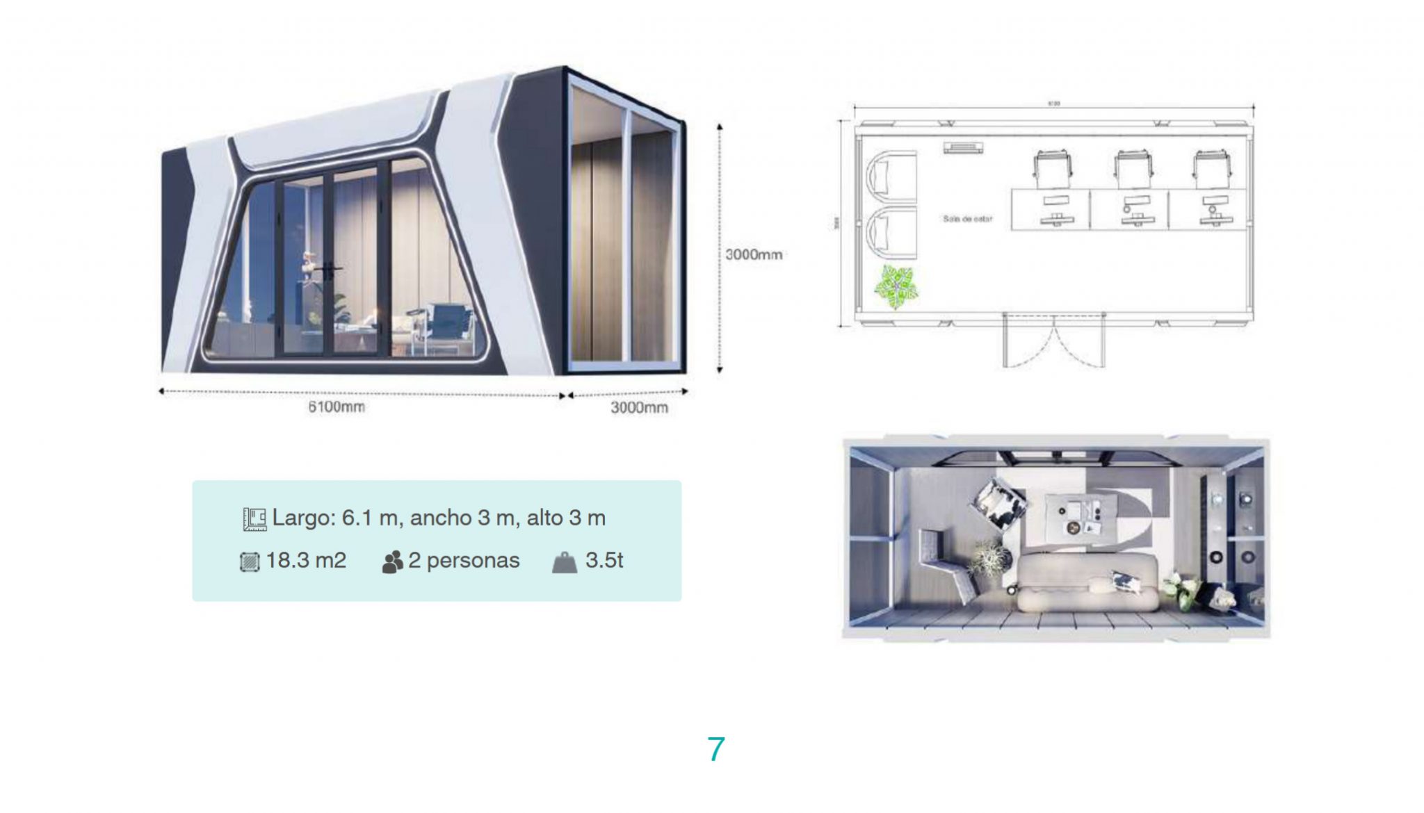 Une petite maison modulaire futuriste prête à installer