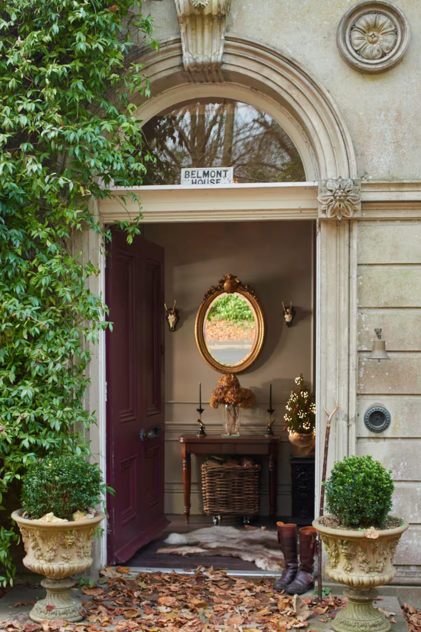 entrée manoir anglais