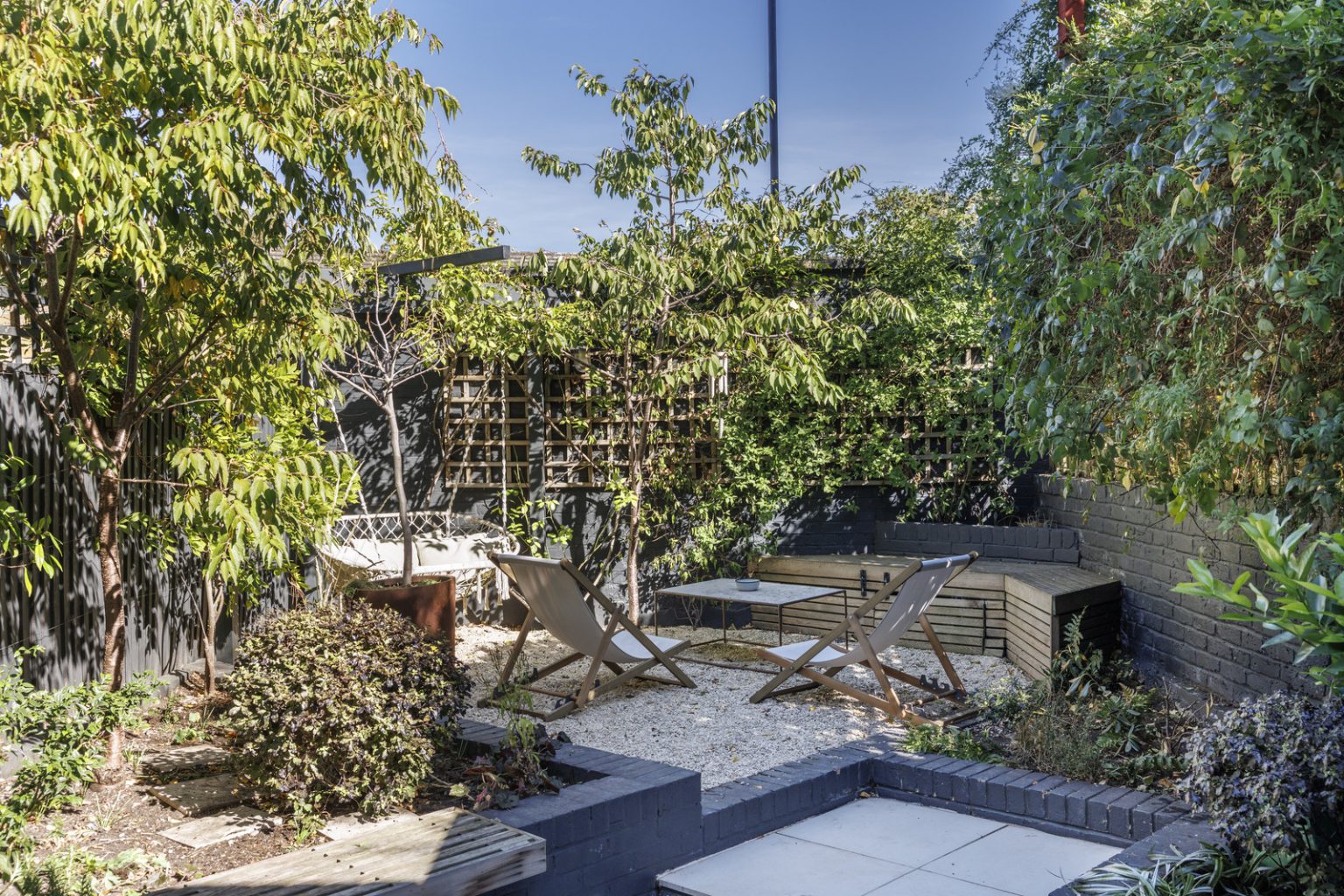 jardin de ville paysagé