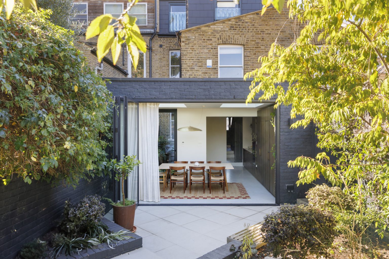 extension maison Londres dans jardin arrière