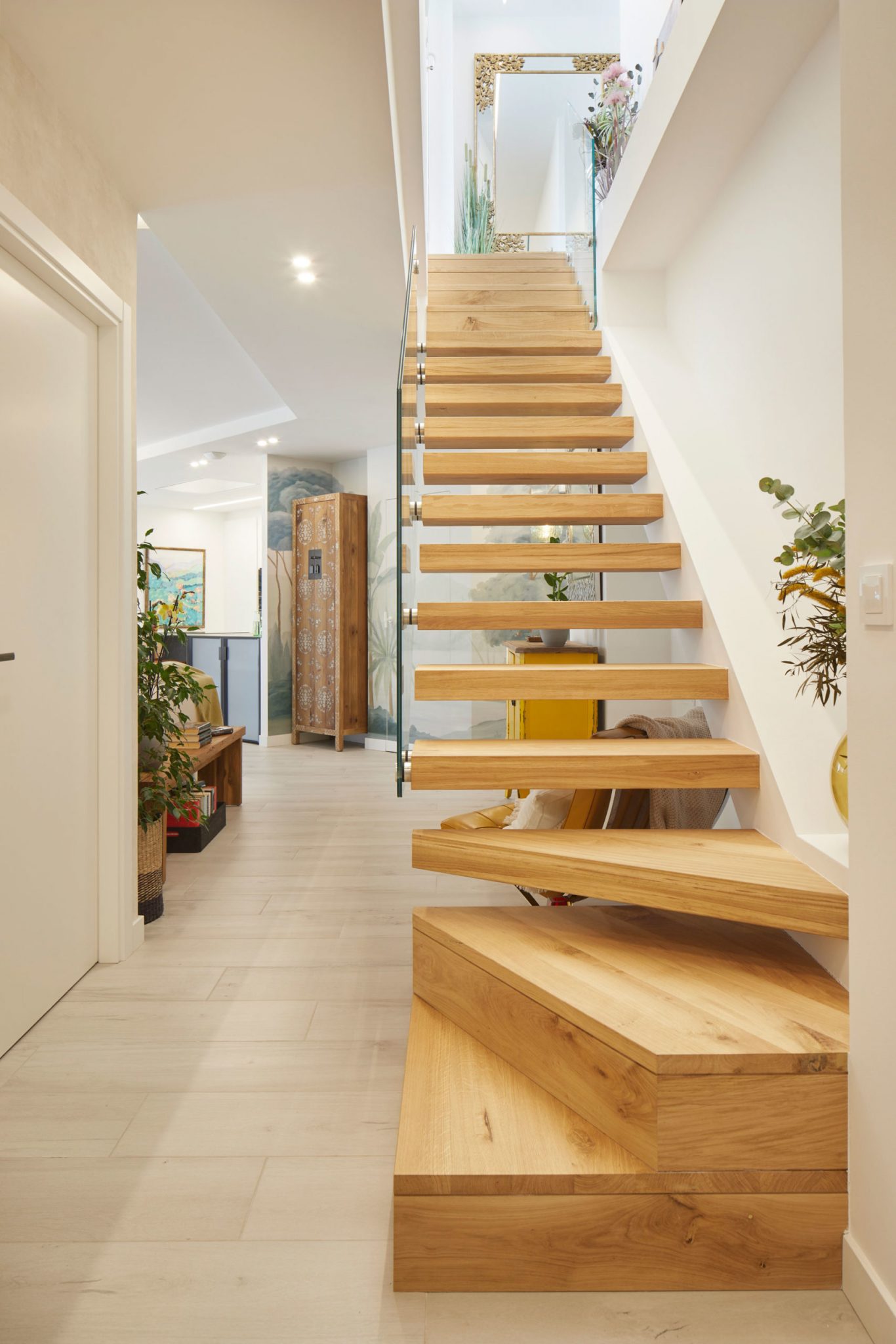 escalier design en bois