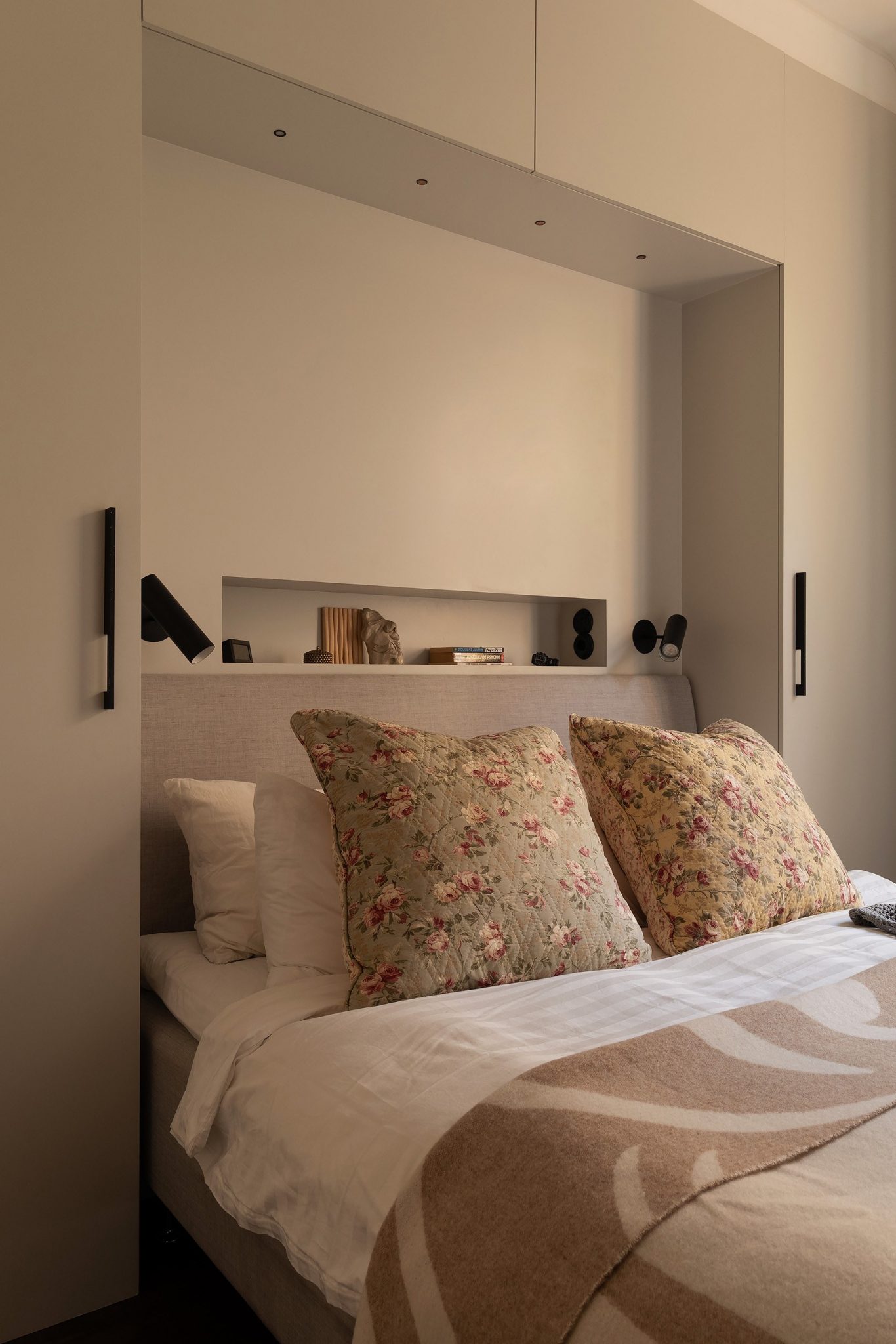 chambre avec meuble pont décoration vintage