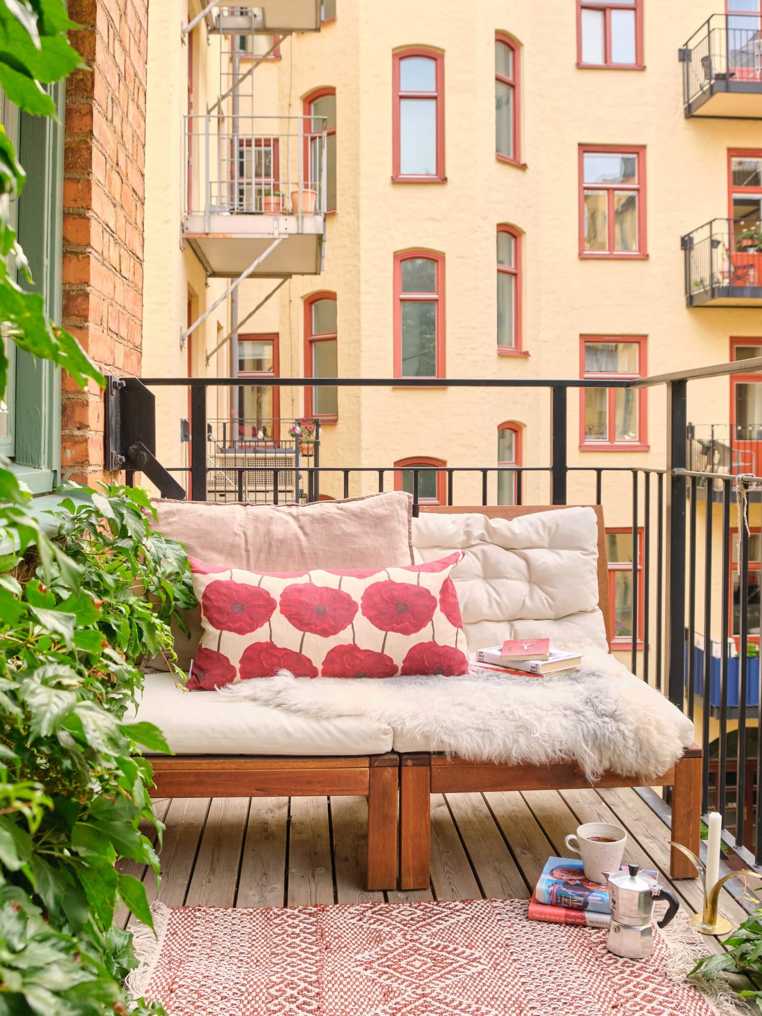balcon sur cour
