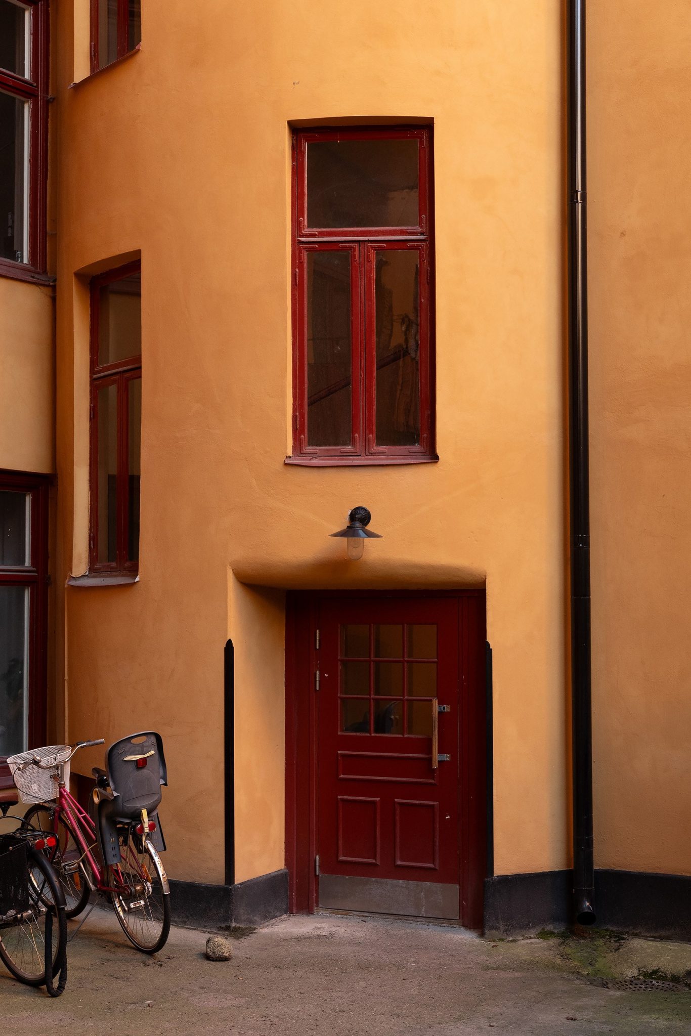 immeuble Stockholm façade jaune
