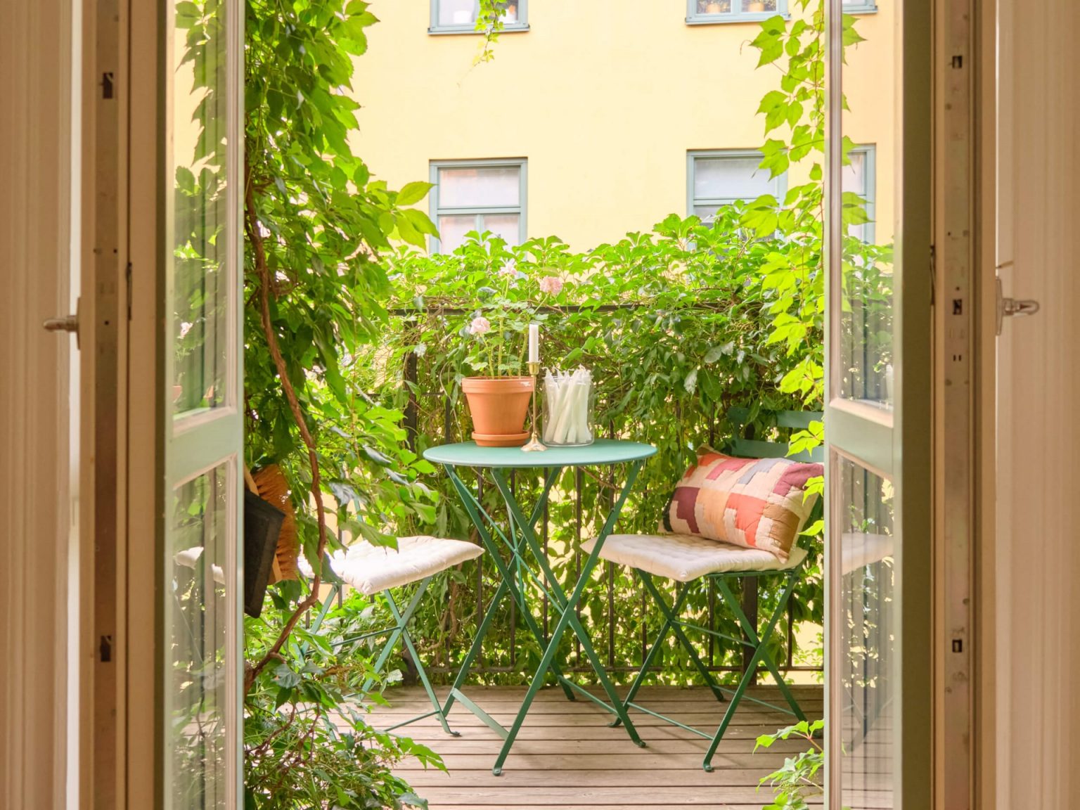 balcon sur cour