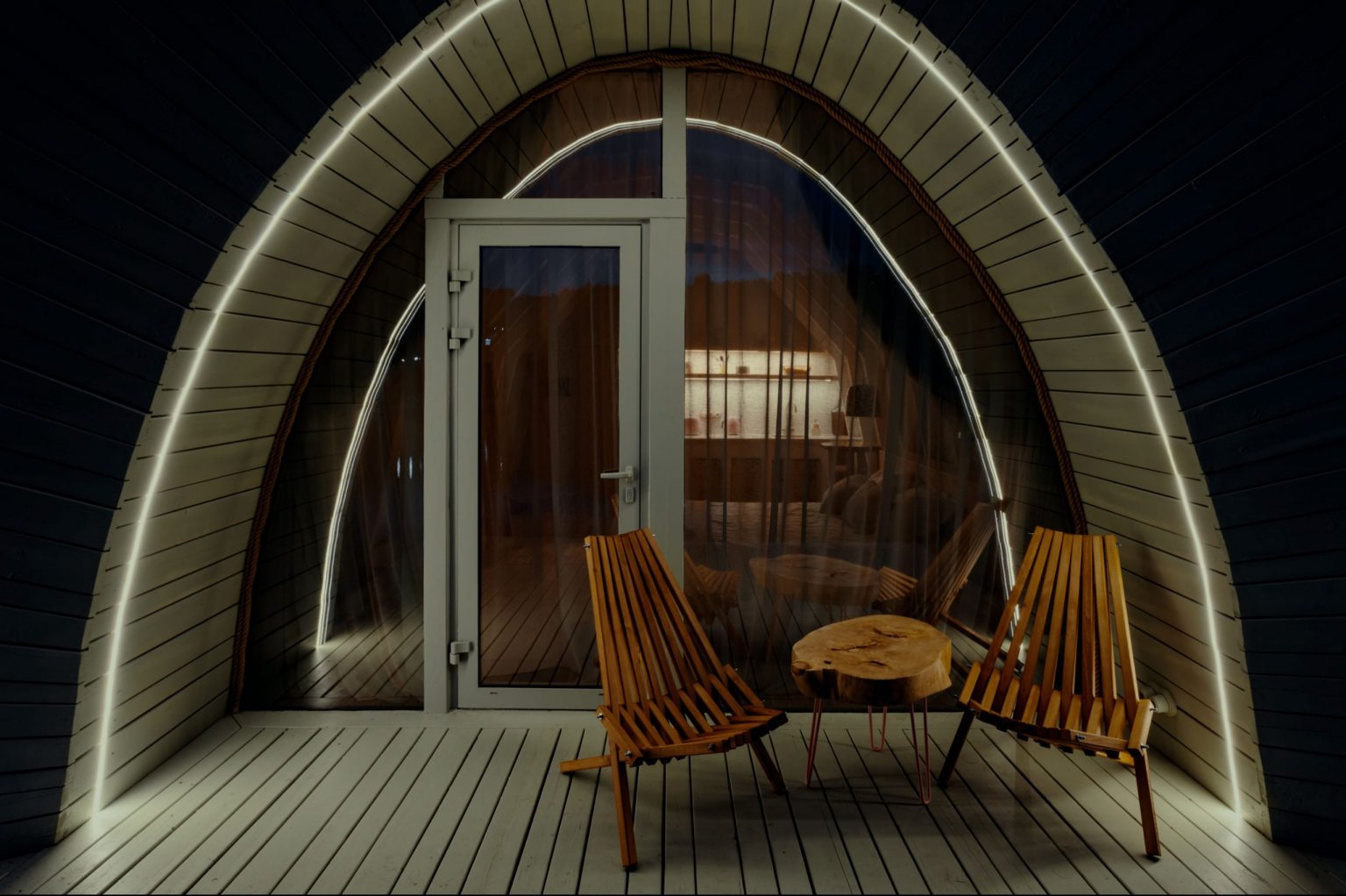 petite maison de 26m2 en Moldavie style cabane Hobbit