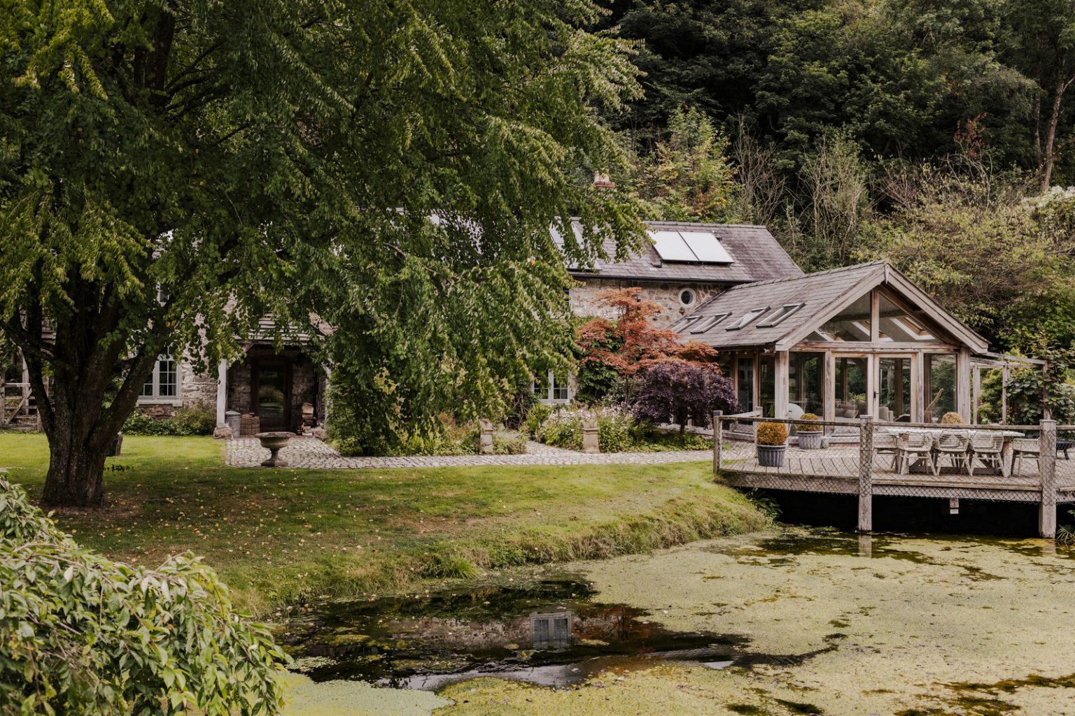 maison galloise rénovée avec extension