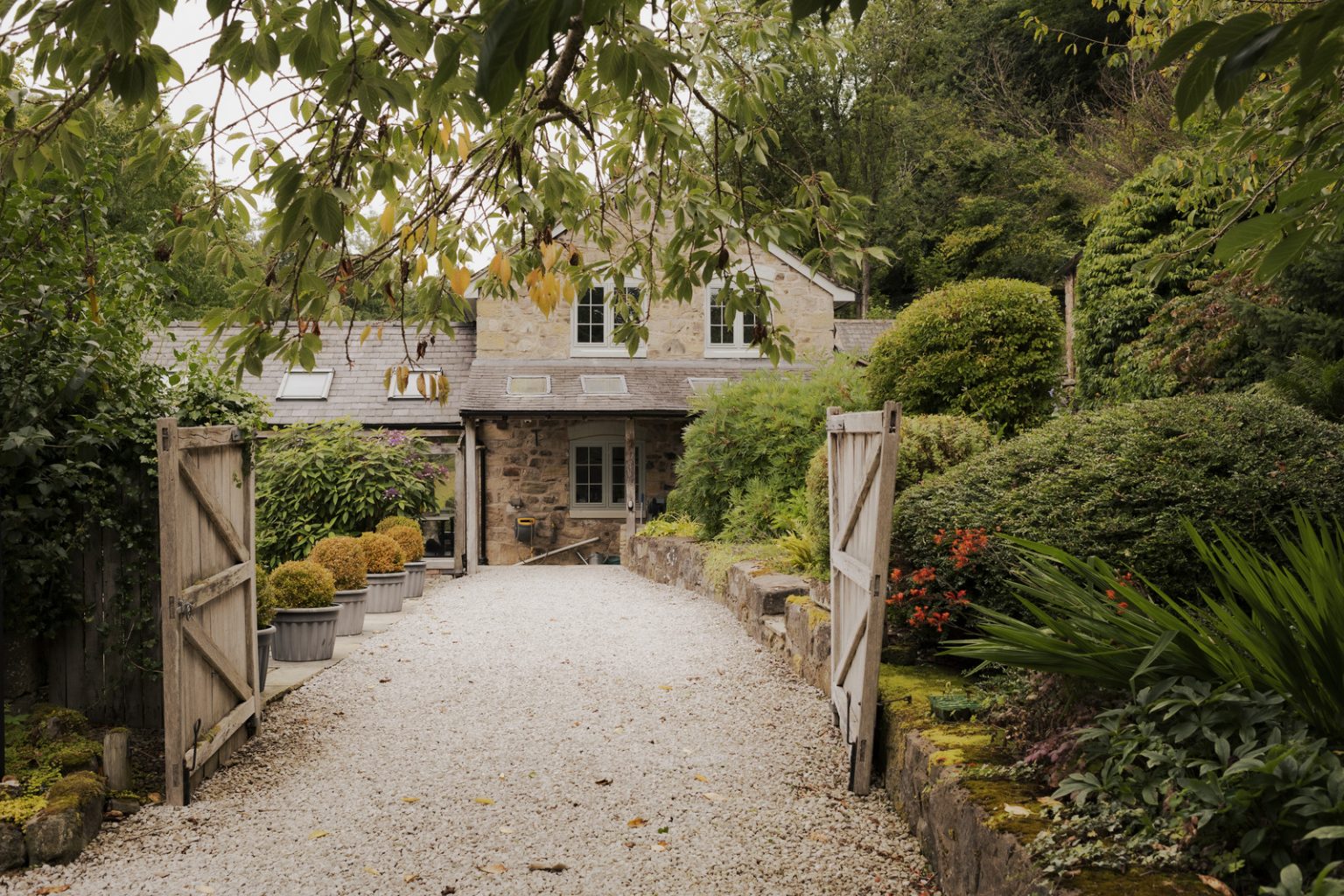 maison galloise rénovée en pierres