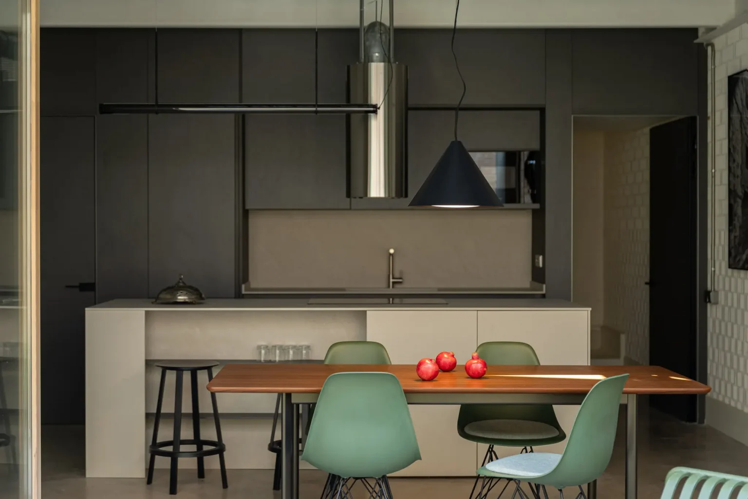 cuisine et salle à manger triplex design Barcelone