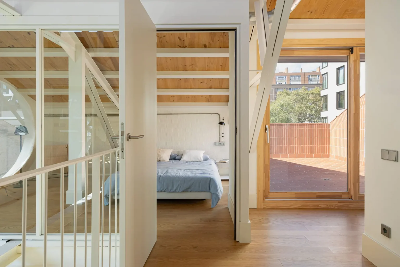 chambre triplex design Barcelone