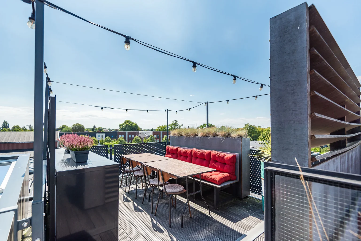 terrasse sur le toit