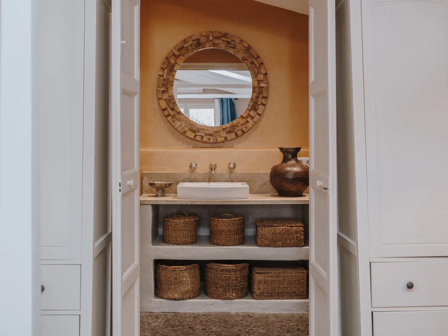 salle de bain décoration rustique chic et naturelle