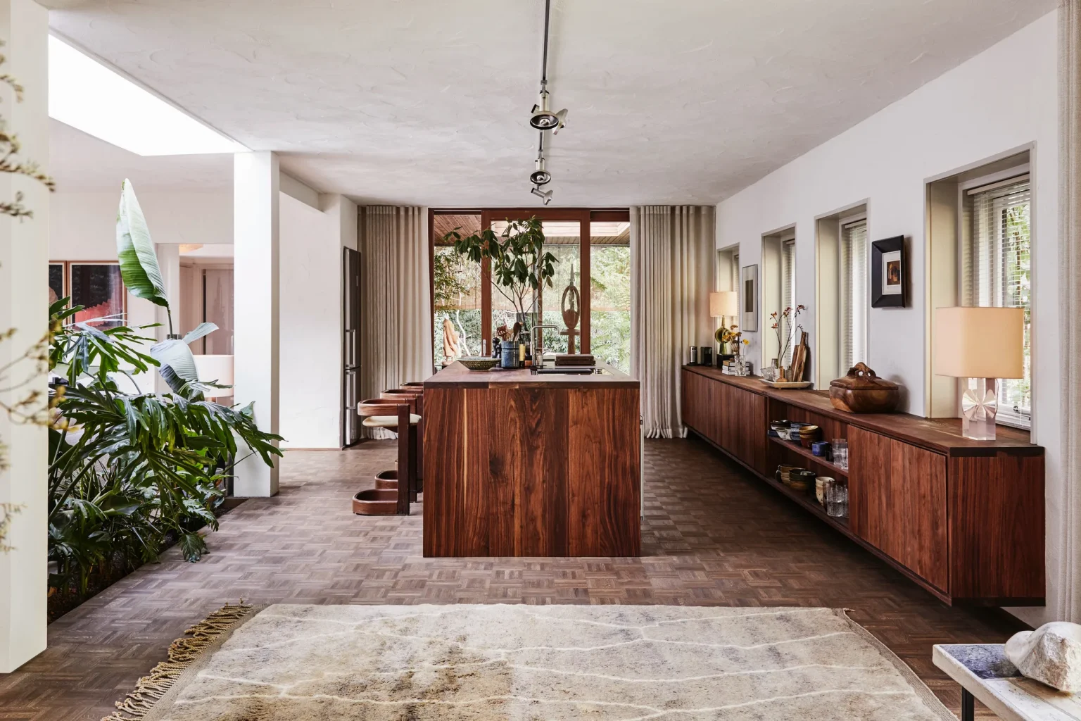 cuisine noyer maison contemporaine Pays-Bas