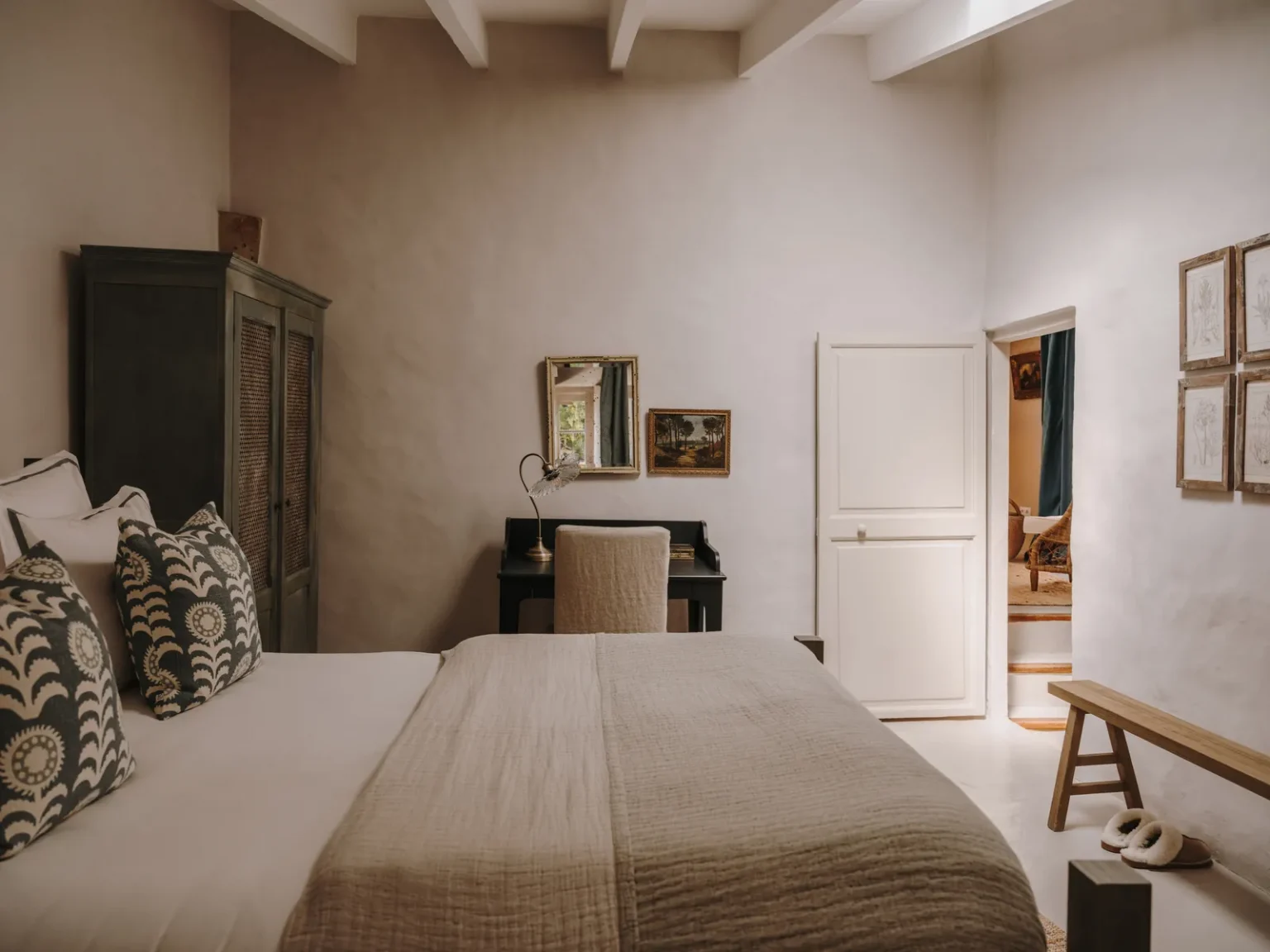 chambre décoration rustique chic et naturelle