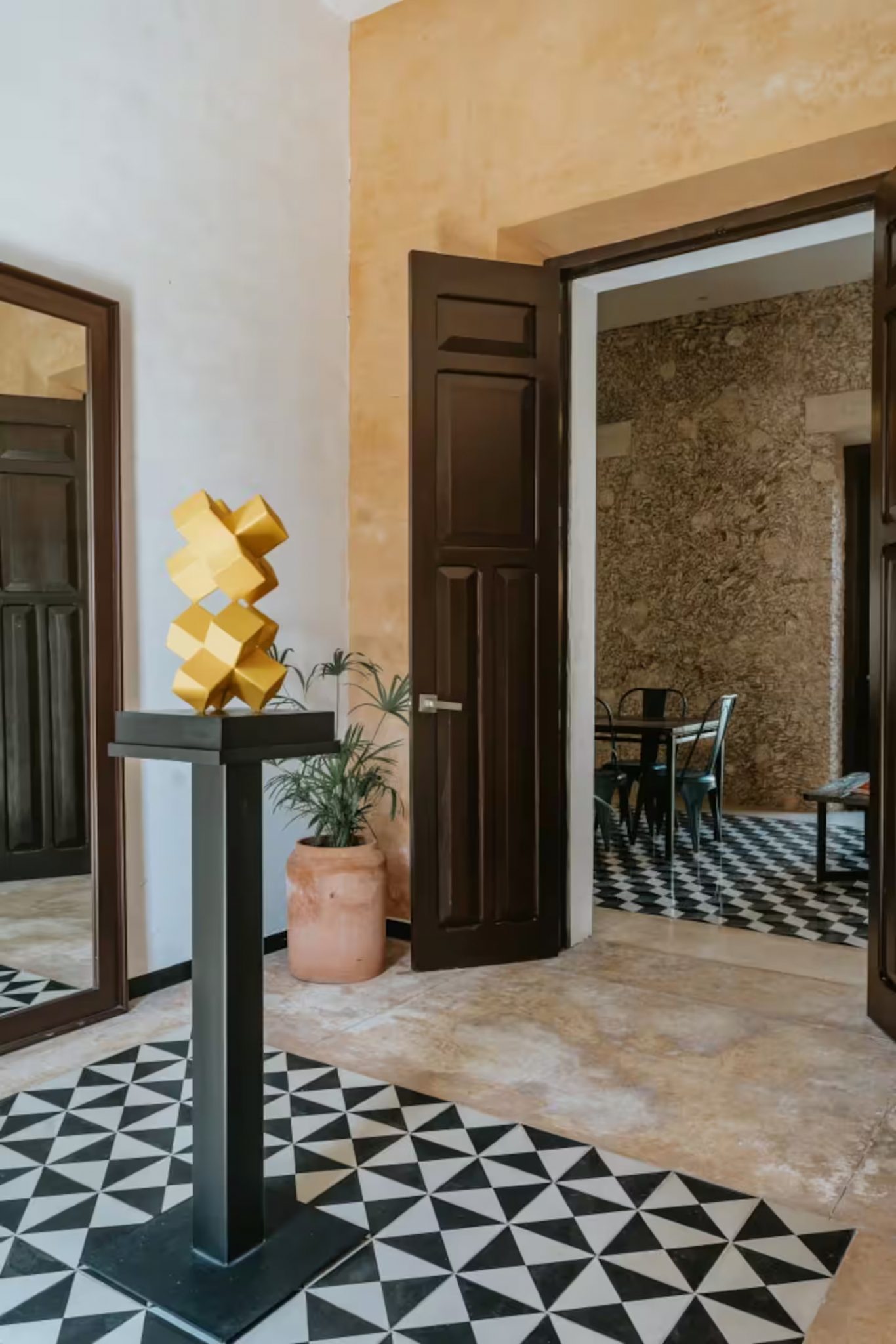 entrée maison rénovée Merida Casa Aurea (anciennement Casa Xólotl)