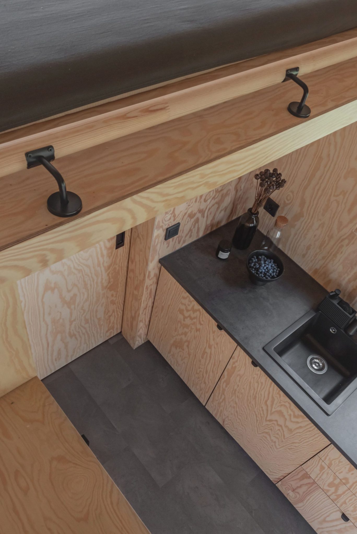 zone cuisine mini maison mobile
