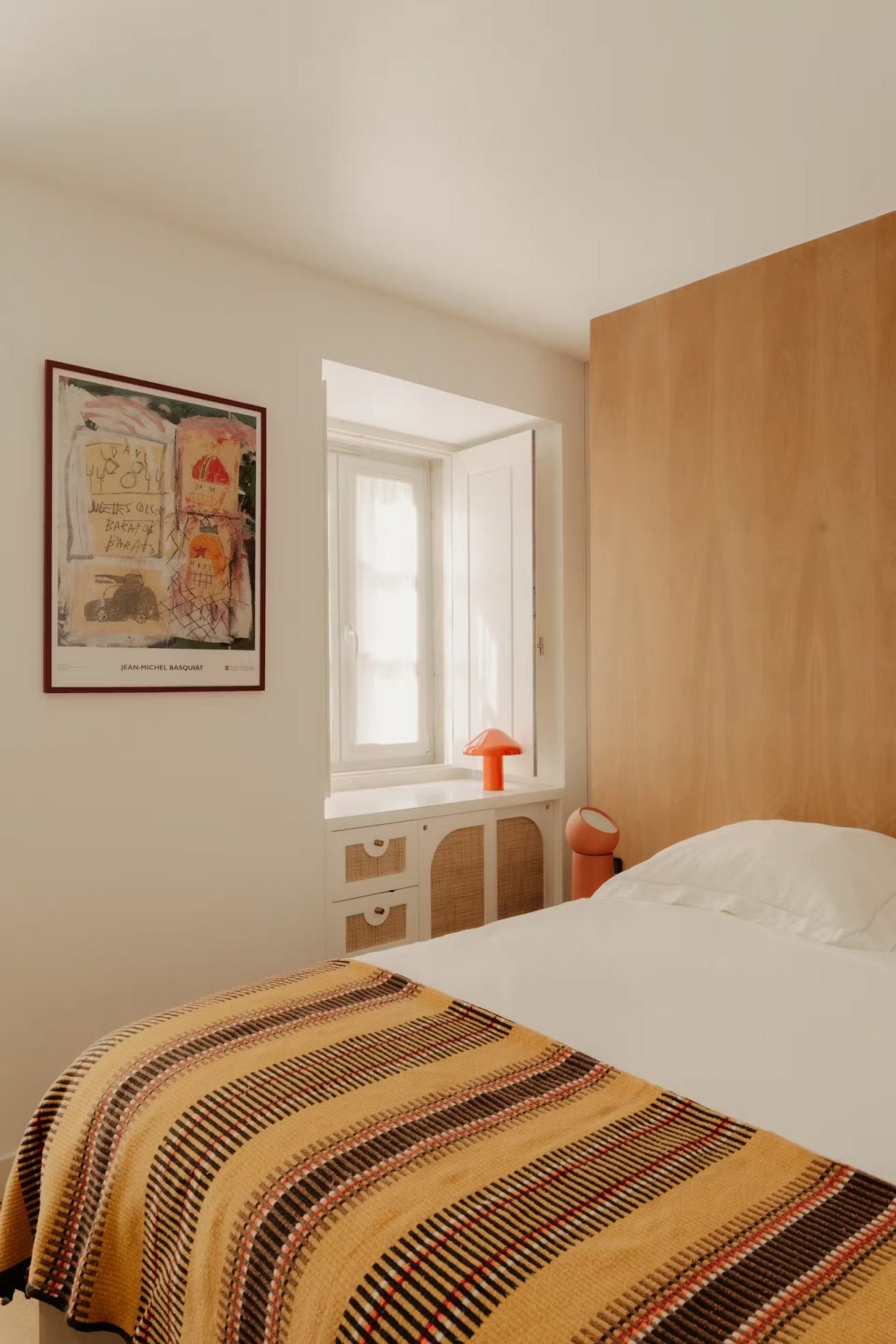 chambre décoration contemporaine appartement 65m2