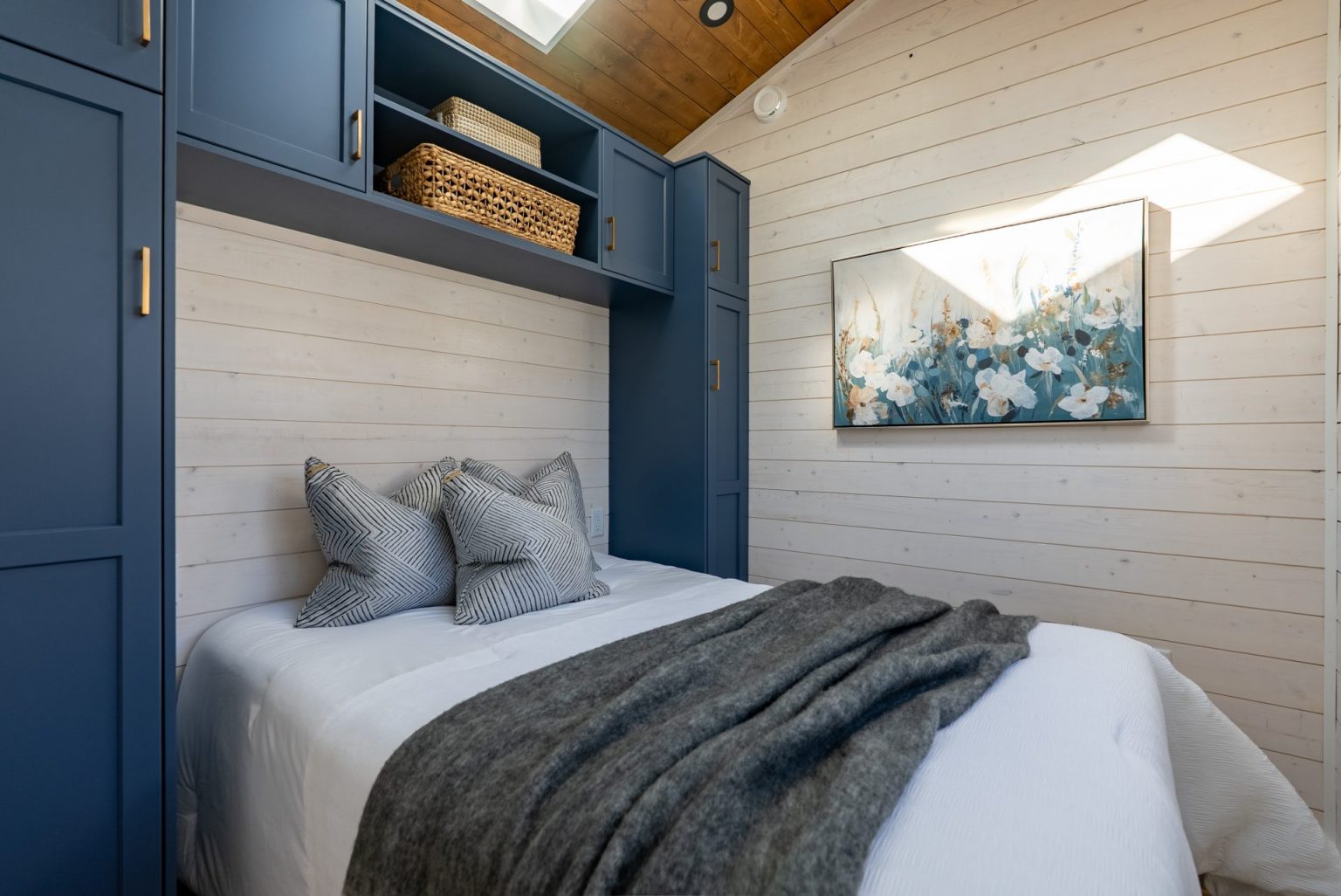 chambre mini maison mobile Gambier par Rover Homes