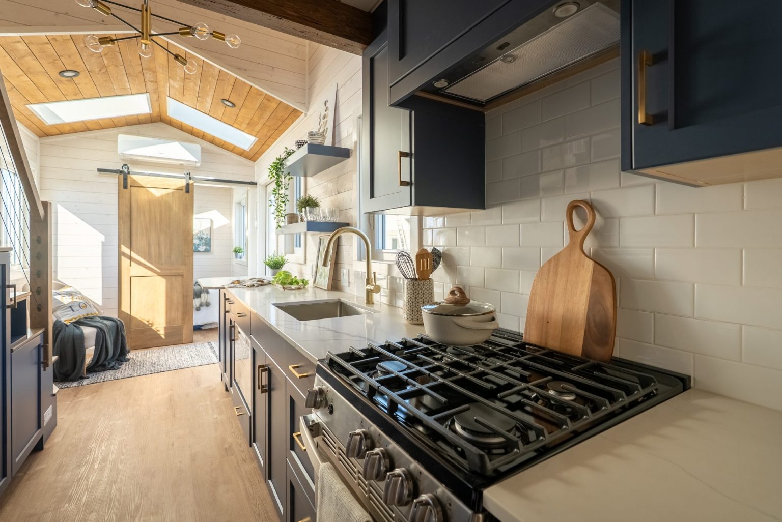 cuisine mini maison mobile Gambier par Rover Homes