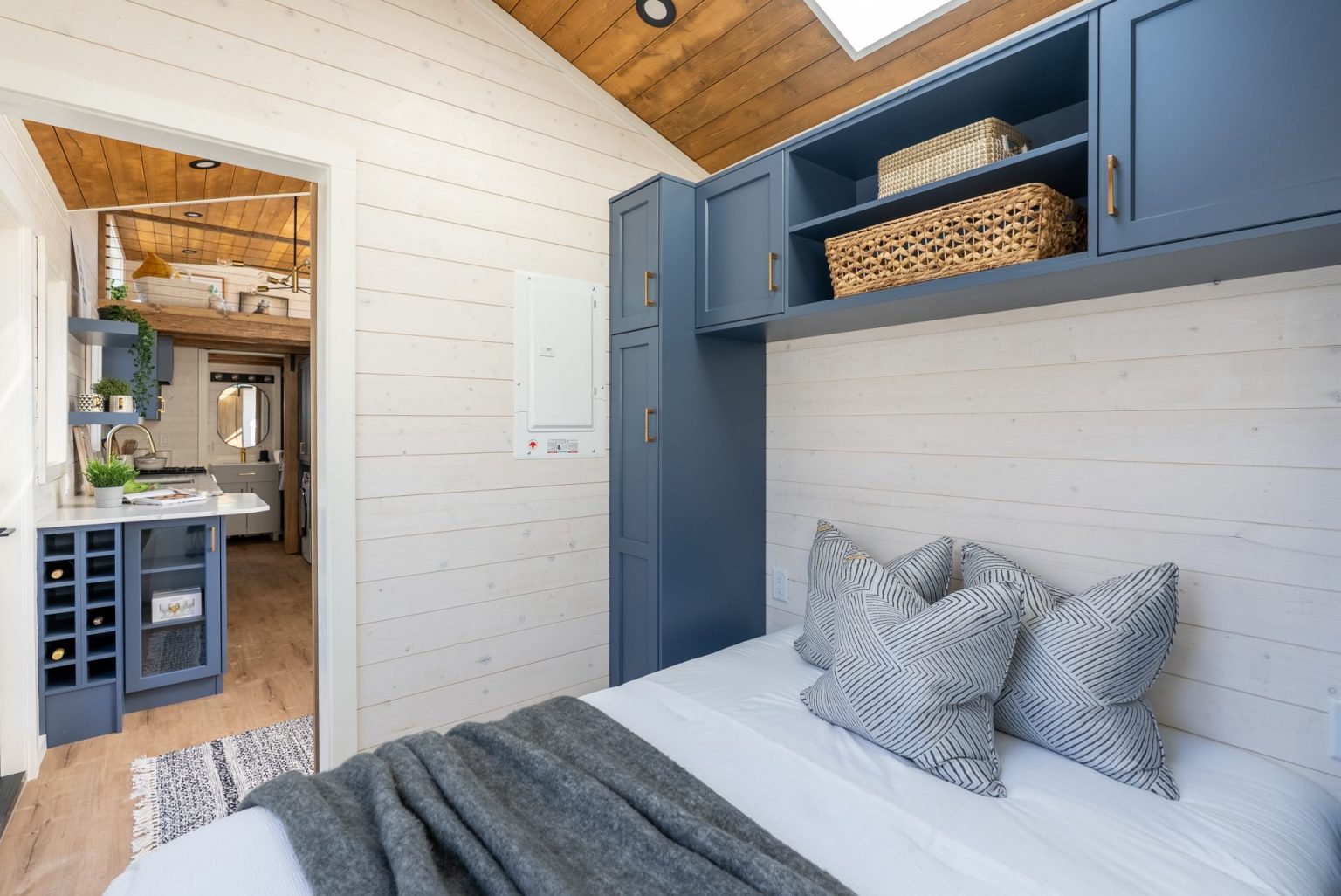 chambre mini maison mobile Gambier par Rover Homes